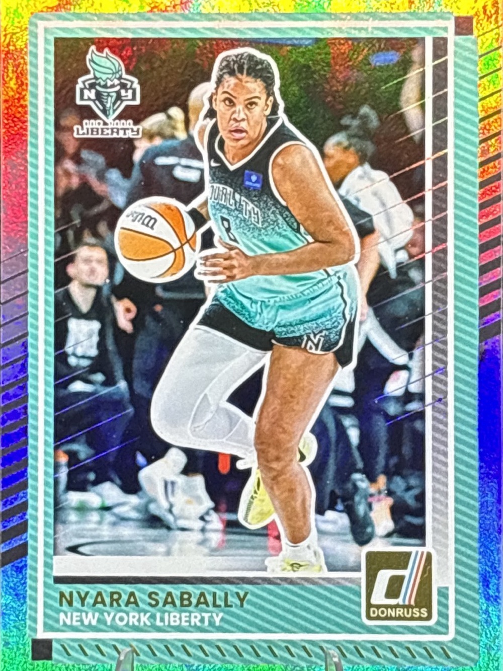 Panini Donruss Nyara Sabally Holographic Foil Card